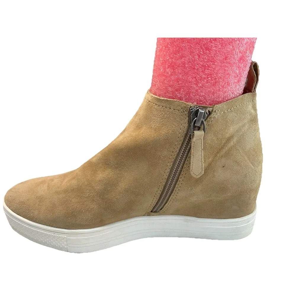 Caslon Aidy Womens Boots Size 7M Waterproof Leather Fall Classic Zip Earthy Prep
